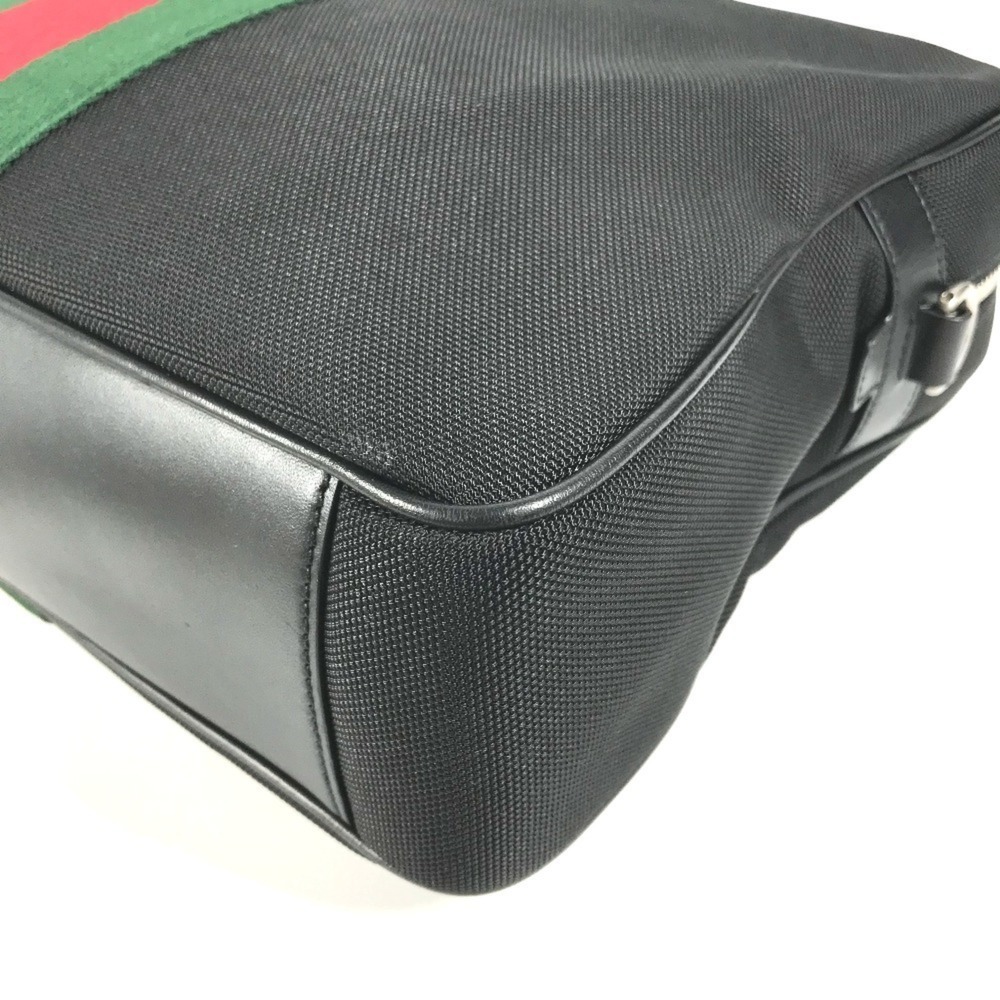 GUCCI Black Leather Shoulder Bag - Picture 6 of 14
